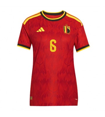 Belgien Axel Witsel #6 Hjemmebanetrøje Dame VM 2026 Kortærmet
